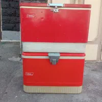 حراج کلمن یخدان یخچال آمریکا آمریکایی قدیمی عتیقه
