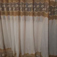 پرده سالم کتان ۹ متر