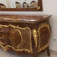 کنسول با آینه و میز تلویزیون لوکس|بوفه، ویترین، کنسول|بجنورد, |دیوار