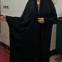 عبا مشکی نگین دار دارای کیسه شستشو ۲عددچادر مجلسی|لباس|دزفول, |دیوار