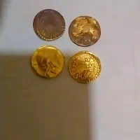 ۴عدد سکه|کلکسیون سکه، تمبر، اسکناس|اندیشه, اندیشه فاز ۵|دیوار