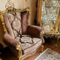 مبل سلطنتی ورق طلا