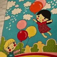 فرش گلیم عروسکی اتاق کودک