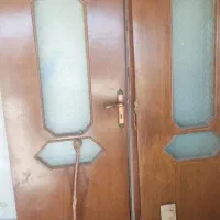 ۳ لنگه درب چوبی قدیمی