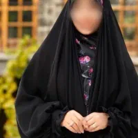چادر مشکی عبای جده مدل فرشته