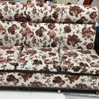 ست مبلمان ۷ نفره چوب و پارچه