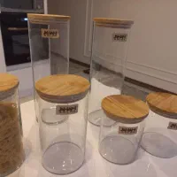 بانکه های شیشه ای حبوبات مخصوص عروس خانما