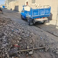 حمل شن ماسه نخاله وانت نیسان کمپرسی