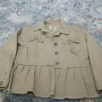 کت کتان دخترانه