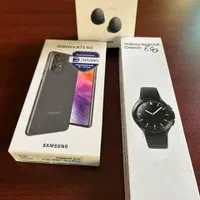 گوشی سامسونگ a73 به همراه galaxy watch و buds2|موبایل|تهران, سعادت‌آباد|دیوار