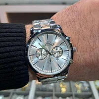 ساعت مچی الگانس مردانه تقویم دار استیل(رنگبندی)|ساعت|مشهد, راهنمایی|دیوار