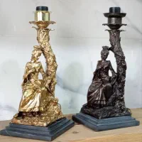 شمعدان کارخاص برنز برنزی