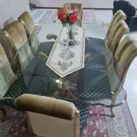 مبلمان استیل سورمه ای شامپاینی باشزلم درحد|مبلمان خانگی و میز عسلی|تهران, شهرک چیتگر|دیوار