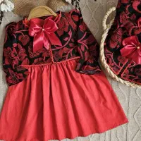 پیراهن دخترانه نو عیدانه|کفش و لباس بچه|قم, باجک دو|دیوار