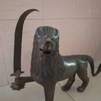 شیر نقره کوب جفت