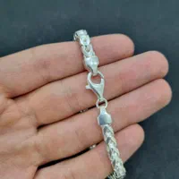 دستبند نقره مردانه ایتالیایی مدل فرانکو عیار ۹۲۵|جواهرات|تهران, گیشا|دیوار