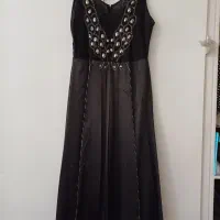 پیراهن‌مجلسی‌رنگ‌مشگی‌سایز۴۶و۴۸