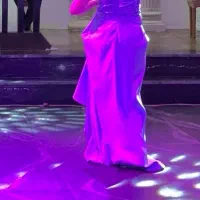 پیراهن مجلسی جنس ساتن آمریکایی نو