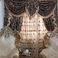 پرده وقاب چوبی