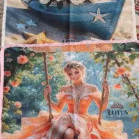 حوله دستی طرح چاپی به قیمت باور نکردنی