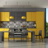 کابینت هایگلاس روکش ترک