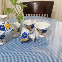 ظروف گل پنبه ای|ظروف سرو و پذیرایی|خرم‌آباد, |دیوار