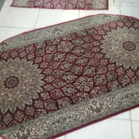 فرش گرد یا بیضی وفرش اتاق کودک وپرده باشال ساعت