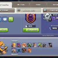 اکانت کلش اف کلنز تاون ۱۷|کنسول، بازی ویدئویی و آنلاین|قم, ارم|دیوار