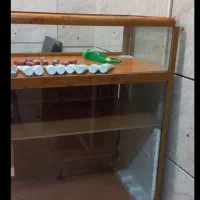 ویترین مغازه طرح چوب