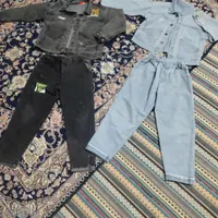 2دست کت و شلوار لی پسرانه مناسب 6تا8سال
