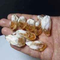 آویز گردنی سنگ سیترین اصل و معدنی