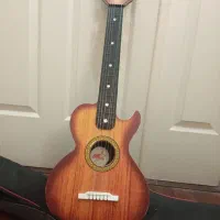 گیتار همراه کیفش