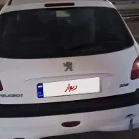 ۲۰۶ سفید مدل ۸۹|خودرو سواری و وانت|اندیشه, اندیشه فاز ۴|دیوار