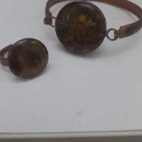 دستبند و انگشتر ست تمام مس نو|بدلیجات|مشهد, هنرستان|دیوار