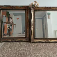 آینه. کار شده. چوب .