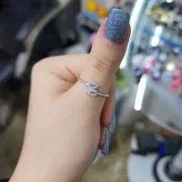 انگشتر طرح برگ نقره|بدلیجات|کرمانشاه, |دیوار