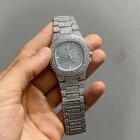 ساعت نگین دار و دستبند اسپرت مردانه زنانه