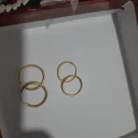 دو جفت گوشواره حلقی|جواهرات|یاسوج, |دیوار