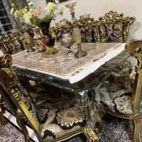 مبل در حد نو با ناهارخوری|مبلمان خانگی و میز عسلی|سیرجان, |دیوار