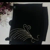 شال مشکی مجلسی