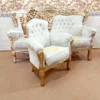 مبل سلطنتی 7 نفره مدل 7 گل درحدنونو تمام راش