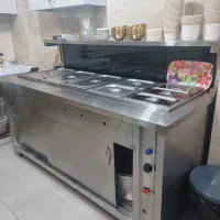 لوازم صنعتی آشپزخانه سه ماه کار کرده ( در حد نو )