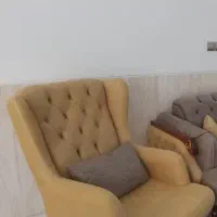 مبل چستر تخت شو پارچه وارداتی یه ماه کارکرده|مبلمان خانگی و میز عسلی|یزد, |دیوار
