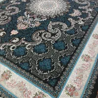 فرش ۱۲متری جفت زمینه سورمه ای|فرش|بجنورد, |دیوار