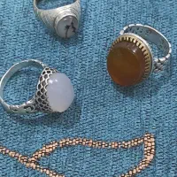 ۳عدد انگشتر نقره عیار بالا