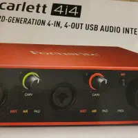 کارت صدا فوکوسرایت 4i4 3rd|آلات موسیقی|تهران, نیاوران|دیوار