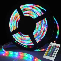 ریسه ال ای دی RGB-remote پنج متری با کیفیت عالی|ریسه و چراغ تزئینی|تهران, سعادتآباد|دیوار