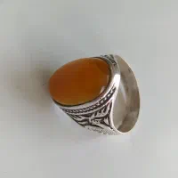 انگشتر نقره شرف الشمس کار دست
