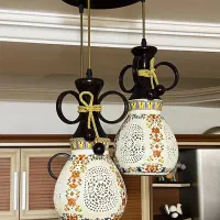 لوستر خاص طرح کوزه‌ای سنتی (تکی و جفت موجود)