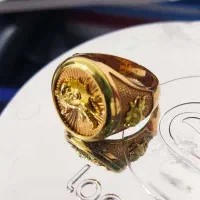 انگشتر طلا طرح هخامنشی